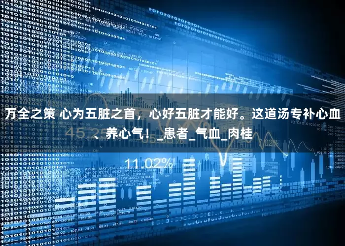 万全之策 心为五脏之首，心好五脏才能好。这道汤专补心血、养心气！_患者_气血_肉桂
